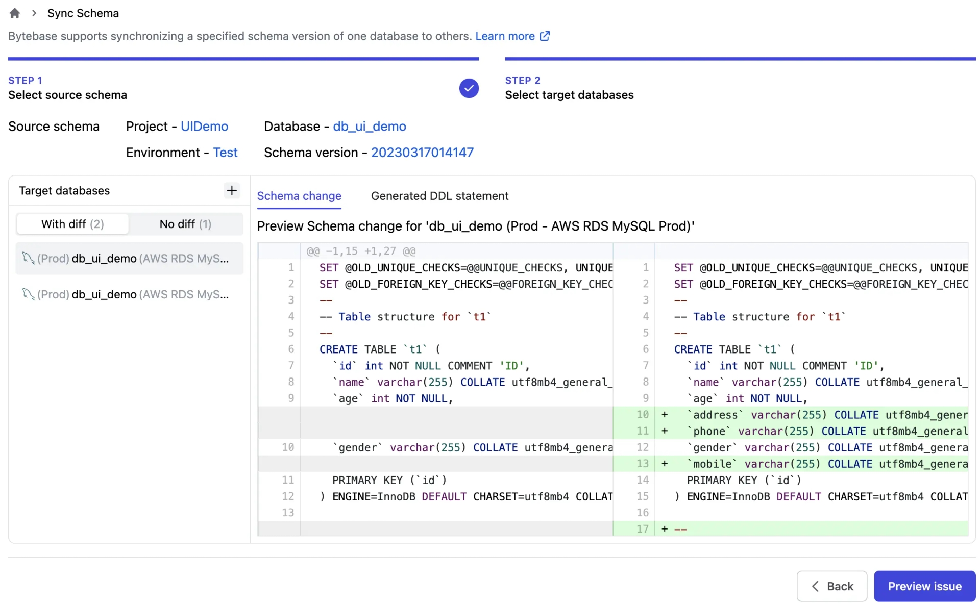 bytebase-sync-schema-step2