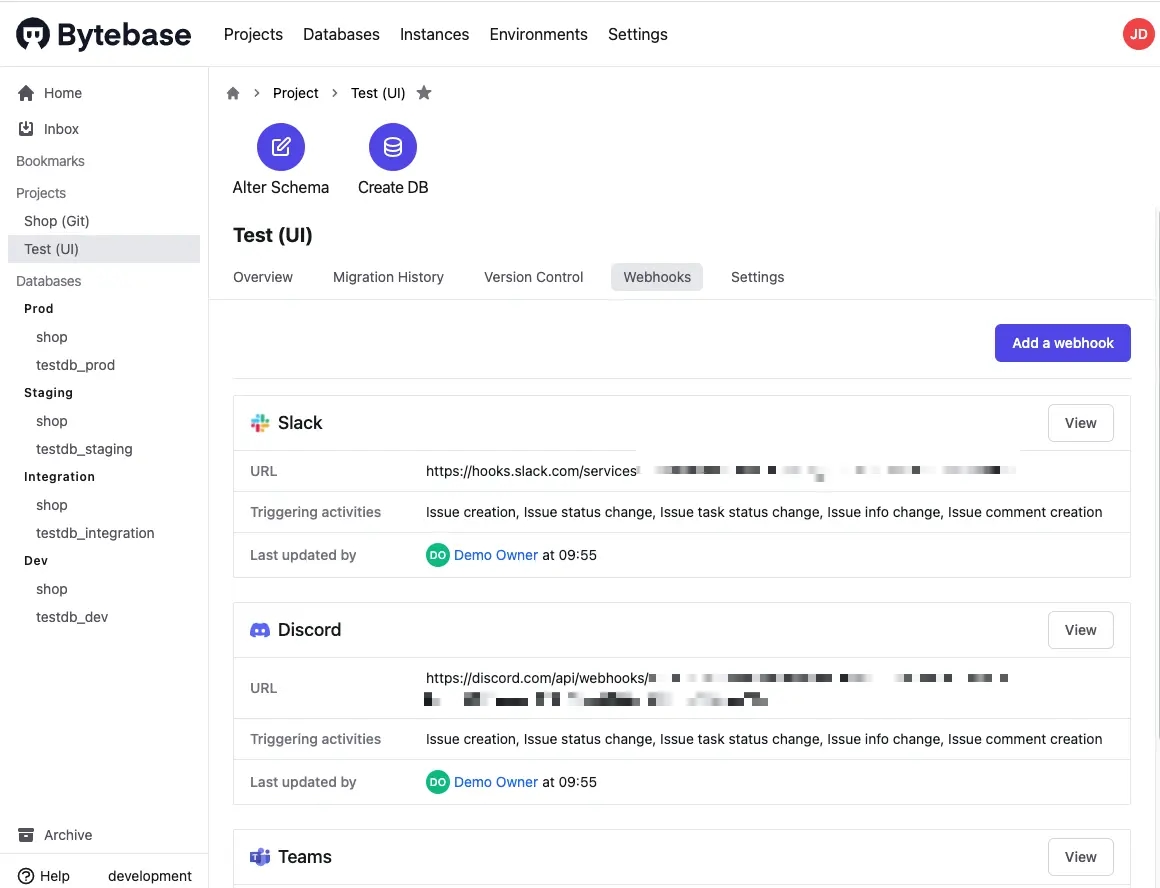 project-webhook-configure