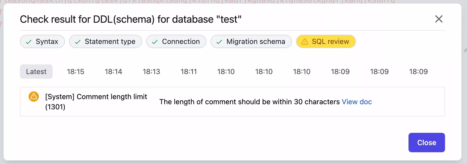 sql-review-system-comment-length